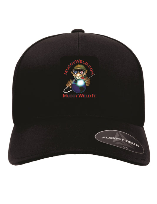 #MuggyWeldIt Black FLEXFIT Hat